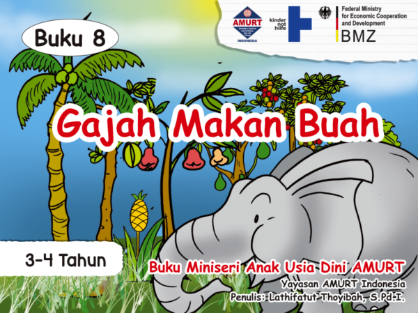 8. Gajah Makan Buah